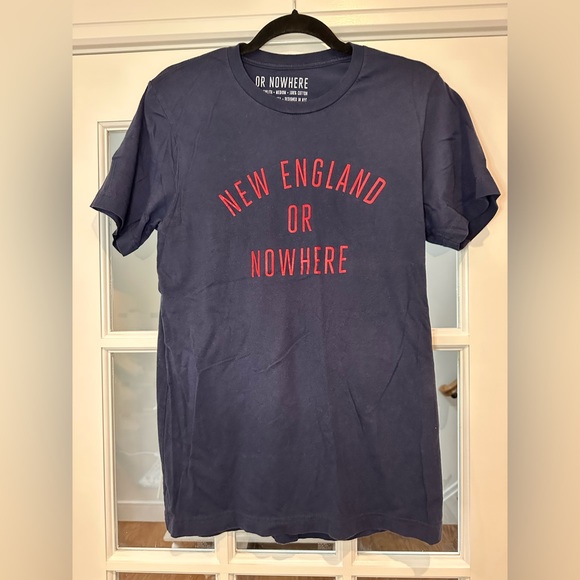 New England or Nowhere Navy Tee - Picture 1 of 4